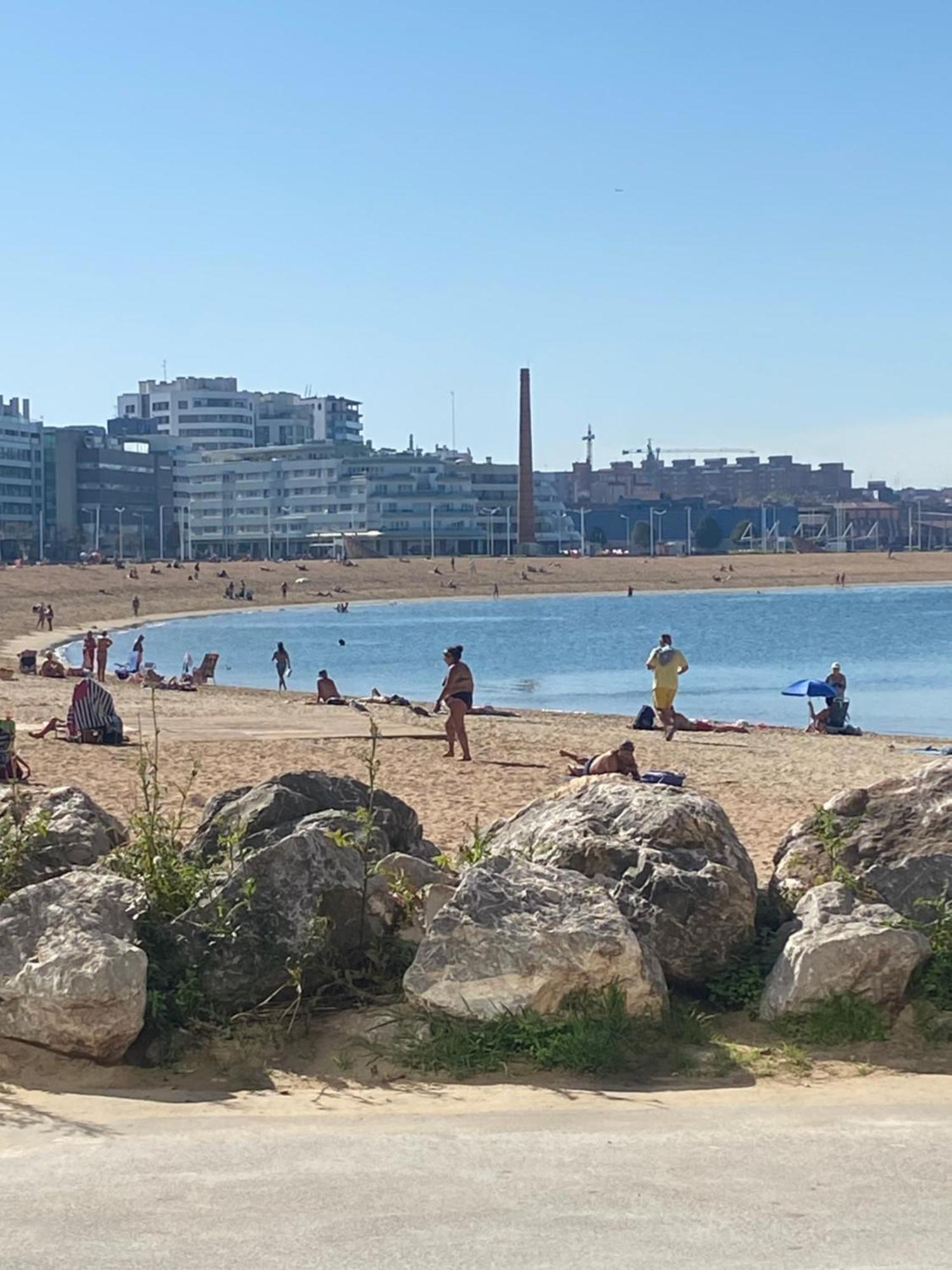 Poniente Beach Gijón Eksteriør bilde