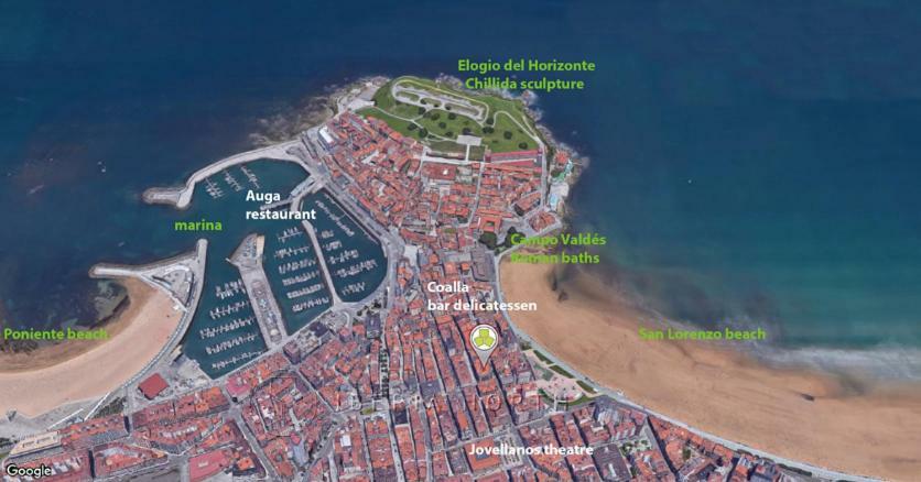 Poniente Beach Gijón Eksteriør bilde