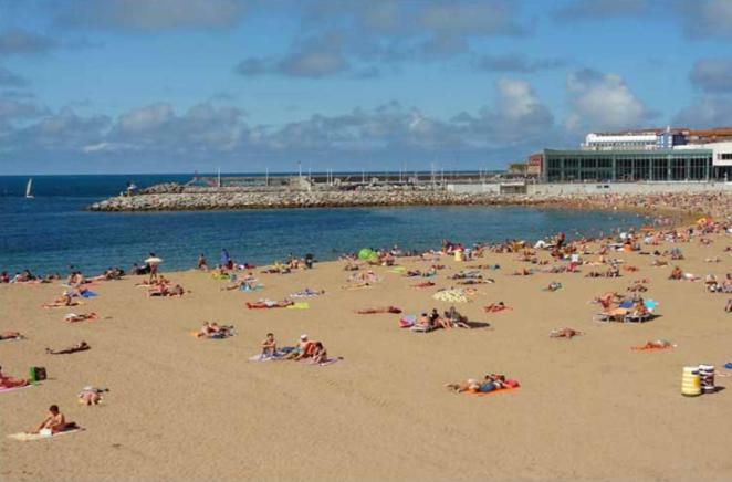 Poniente Beach Gijón Eksteriør bilde
