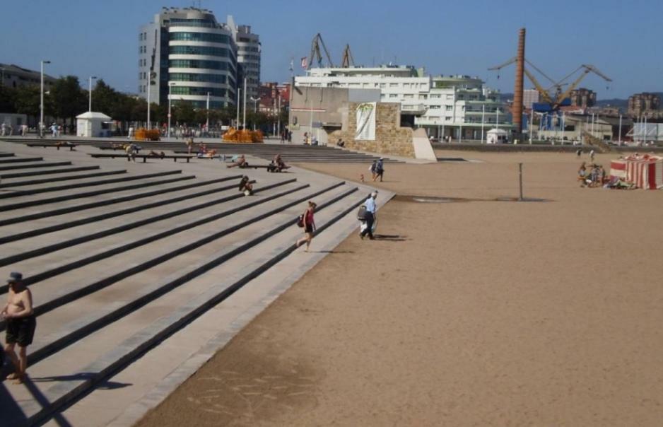 Poniente Beach Gijón Eksteriør bilde